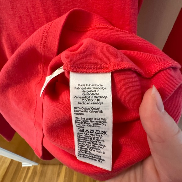 J.Crew Pink Long Sleeve Shirt - Picture 5 of 6